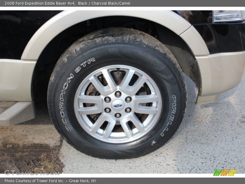 Black / Charcoal Black/Camel 2008 Ford Expedition Eddie Bauer 4x4