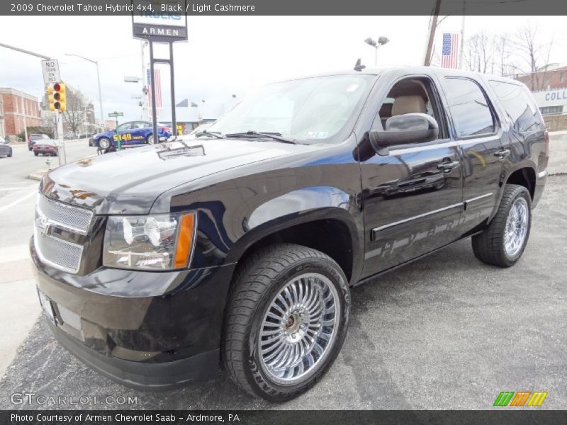 Black / Light Cashmere 2009 Chevrolet Tahoe Hybrid 4x4