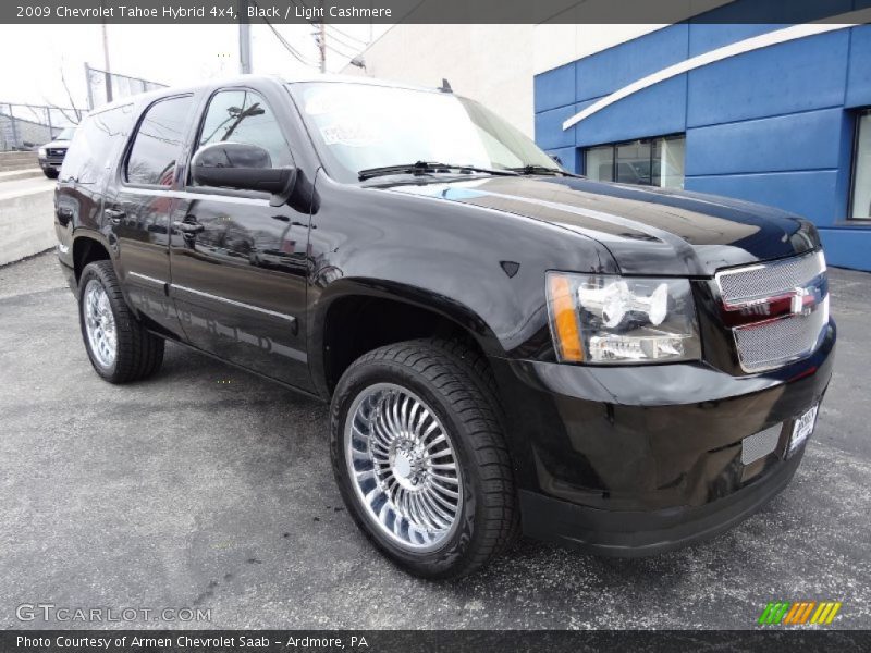 Black / Light Cashmere 2009 Chevrolet Tahoe Hybrid 4x4