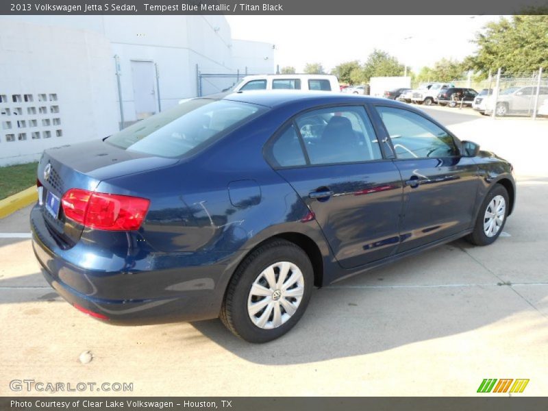 Tempest Blue Metallic / Titan Black 2013 Volkswagen Jetta S Sedan