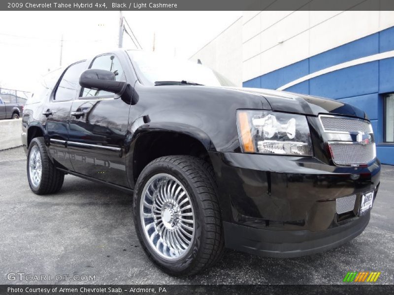 Black / Light Cashmere 2009 Chevrolet Tahoe Hybrid 4x4