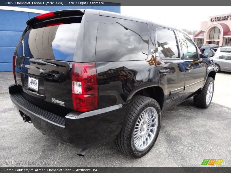 Black / Light Cashmere 2009 Chevrolet Tahoe Hybrid 4x4