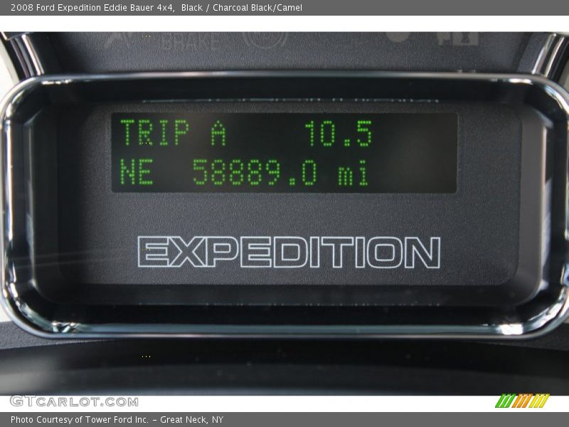 Black / Charcoal Black/Camel 2008 Ford Expedition Eddie Bauer 4x4