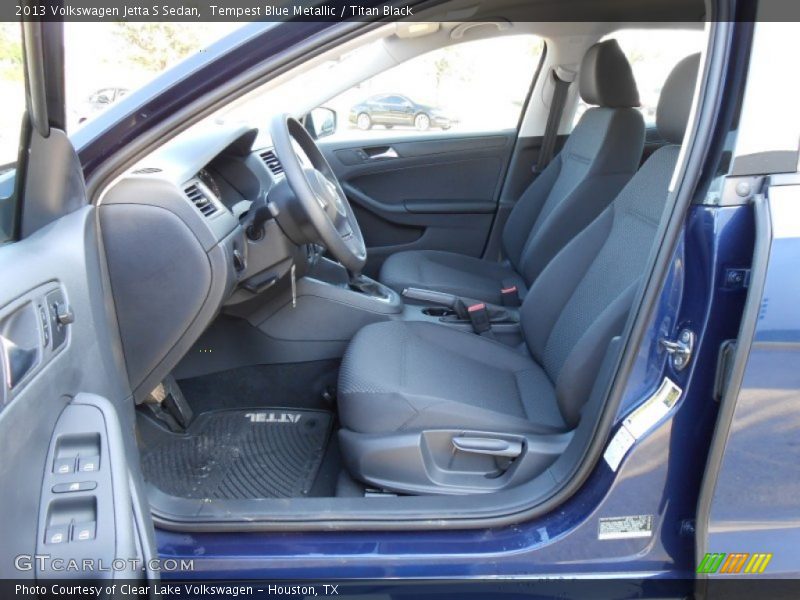 Tempest Blue Metallic / Titan Black 2013 Volkswagen Jetta S Sedan