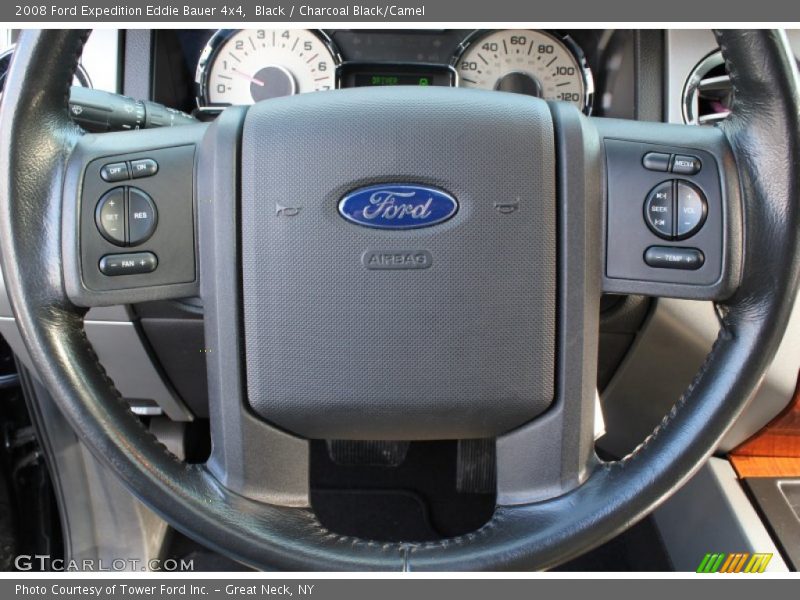 Black / Charcoal Black/Camel 2008 Ford Expedition Eddie Bauer 4x4