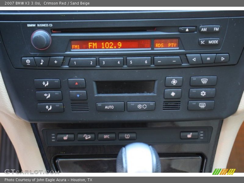 Controls of 2007 X3 3.0si