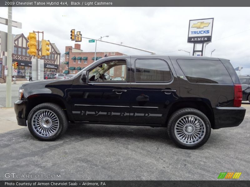 Black / Light Cashmere 2009 Chevrolet Tahoe Hybrid 4x4