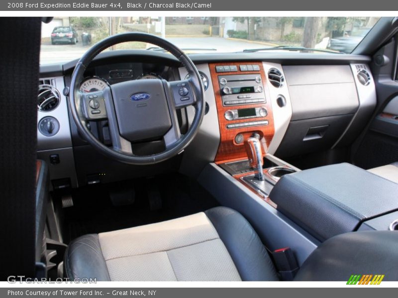 Black / Charcoal Black/Camel 2008 Ford Expedition Eddie Bauer 4x4