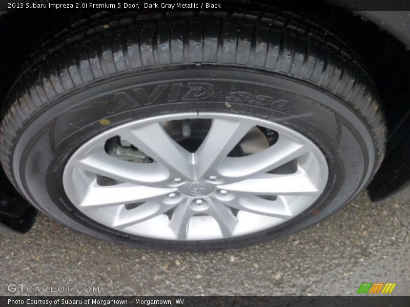 Dark Gray Metallic / Black 2013 Subaru Impreza 2.0i Premium 5 Door