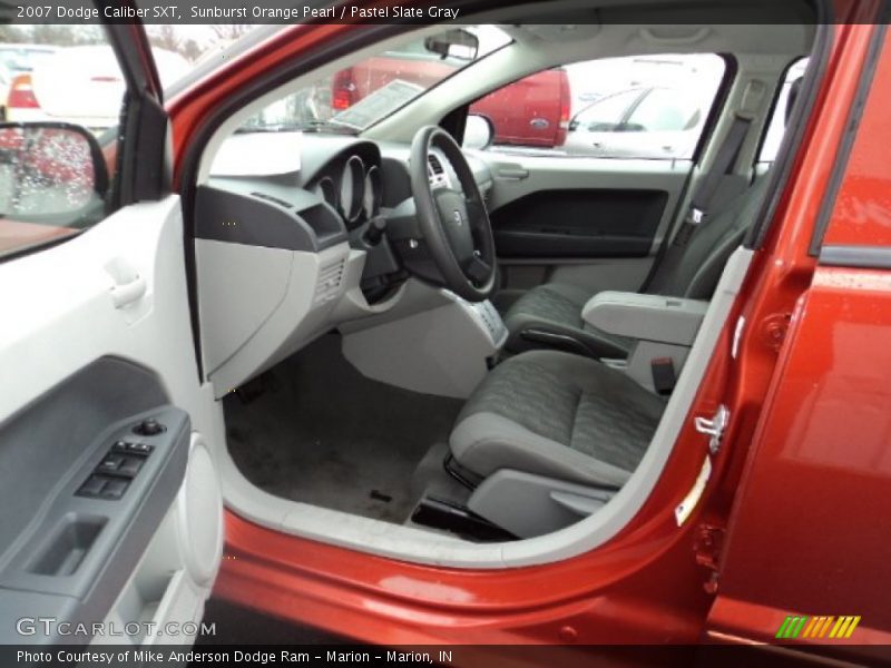 Sunburst Orange Pearl / Pastel Slate Gray 2007 Dodge Caliber SXT