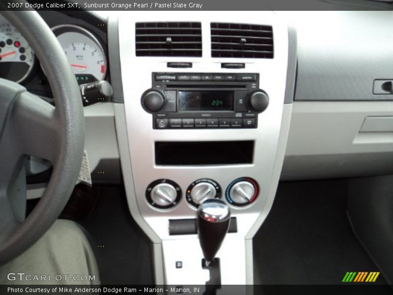 Sunburst Orange Pearl / Pastel Slate Gray 2007 Dodge Caliber SXT