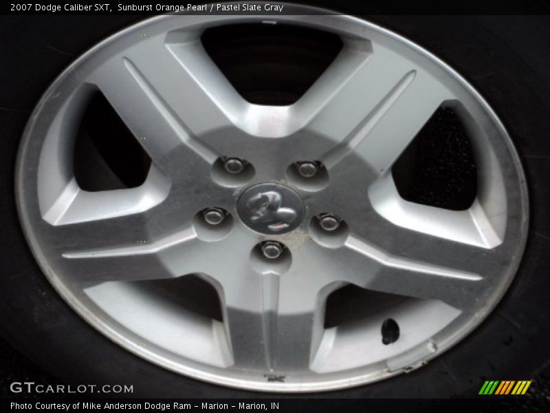 Sunburst Orange Pearl / Pastel Slate Gray 2007 Dodge Caliber SXT