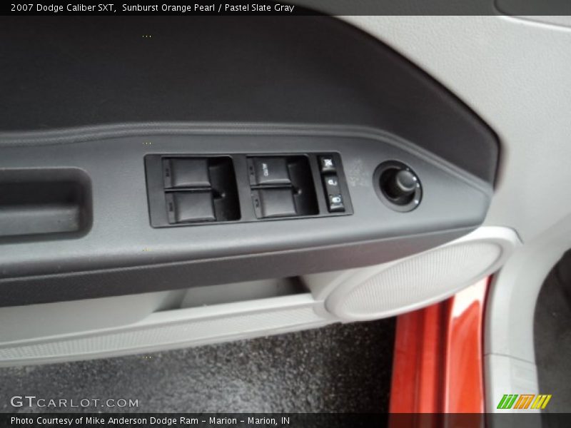 Sunburst Orange Pearl / Pastel Slate Gray 2007 Dodge Caliber SXT