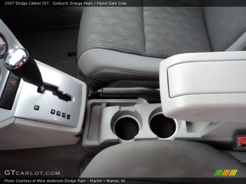Sunburst Orange Pearl / Pastel Slate Gray 2007 Dodge Caliber SXT