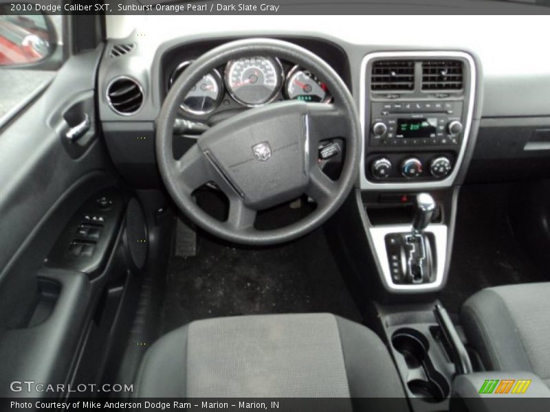 Sunburst Orange Pearl / Dark Slate Gray 2010 Dodge Caliber SXT