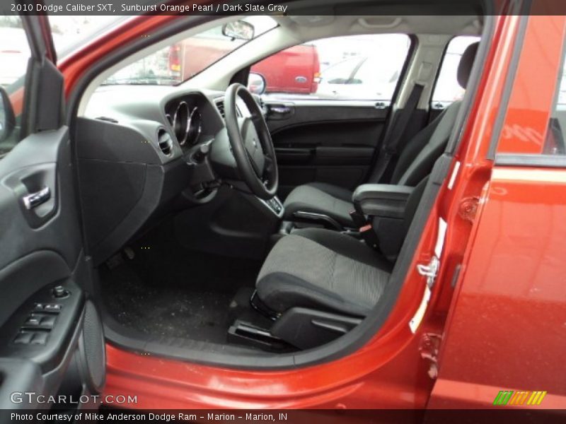 Sunburst Orange Pearl / Dark Slate Gray 2010 Dodge Caliber SXT