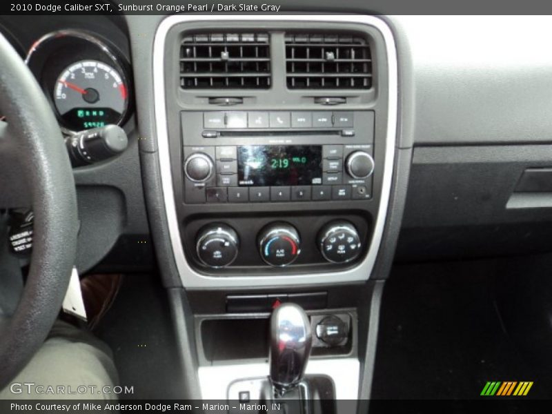Sunburst Orange Pearl / Dark Slate Gray 2010 Dodge Caliber SXT
