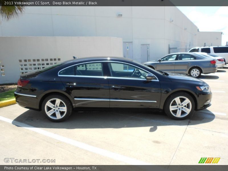 Deep Black Metallic / Black 2013 Volkswagen CC Sport