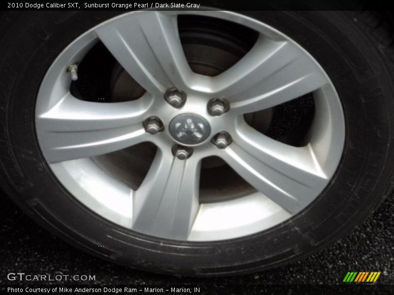 Sunburst Orange Pearl / Dark Slate Gray 2010 Dodge Caliber SXT