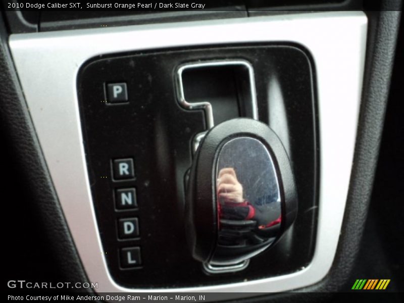 Sunburst Orange Pearl / Dark Slate Gray 2010 Dodge Caliber SXT