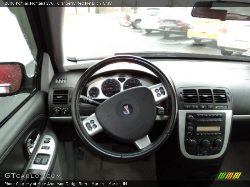 Cranberry Red Metallic / Gray 2006 Pontiac Montana SV6