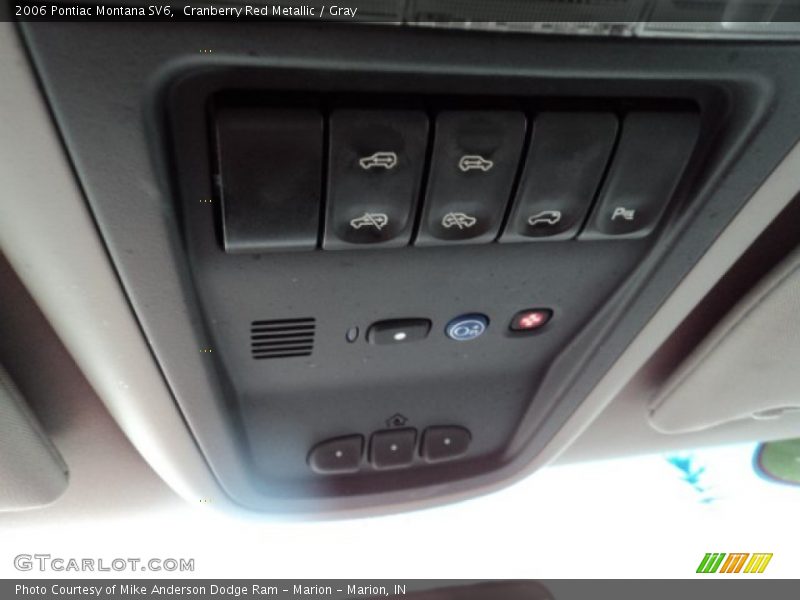 Cranberry Red Metallic / Gray 2006 Pontiac Montana SV6