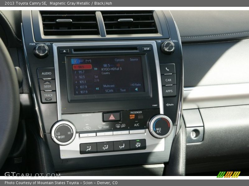 Magnetic Gray Metallic / Black/Ash 2013 Toyota Camry SE