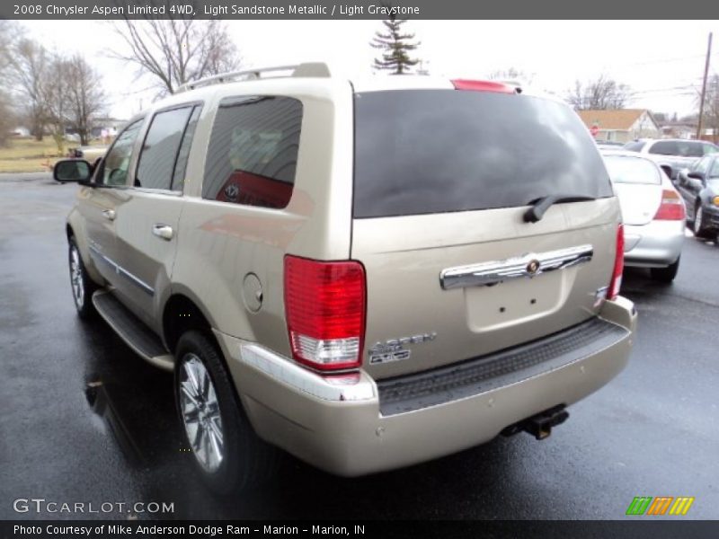 Light Sandstone Metallic / Light Graystone 2008 Chrysler Aspen Limited 4WD