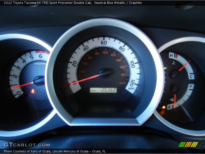  2012 Tacoma V6 TRD Sport Prerunner Double Cab V6 TRD Sport Prerunner Double Cab Gauges