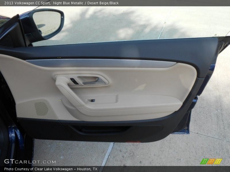 Night Blue Metallic / Desert Beige/Black 2013 Volkswagen CC Sport