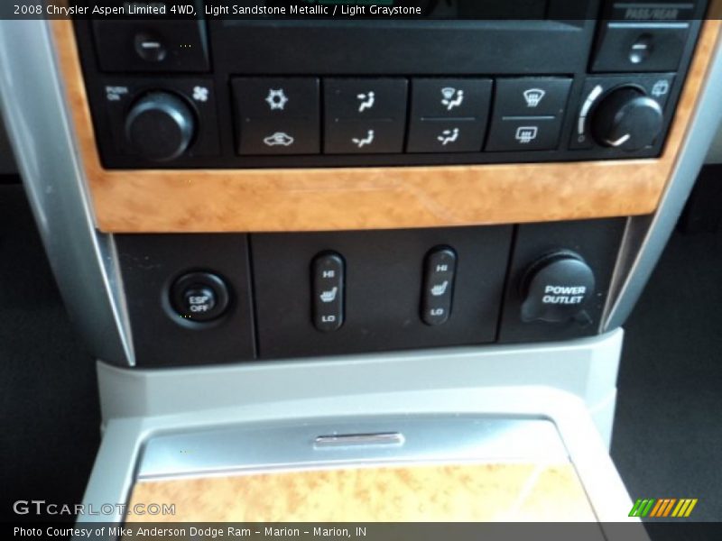 Controls of 2008 Aspen Limited 4WD