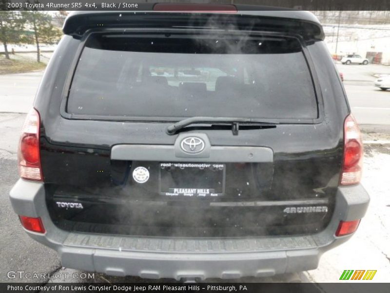 Black / Stone 2003 Toyota 4Runner SR5 4x4
