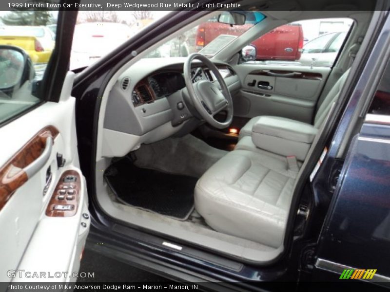 Deep Wedgewood Blue Metallic / Light Graphite 1999 Lincoln Town Car Executive