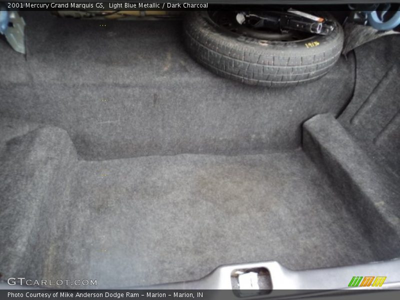 Light Blue Metallic / Dark Charcoal 2001 Mercury Grand Marquis GS