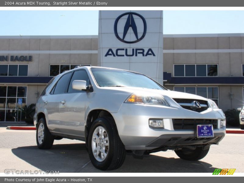 Starlight Silver Metallic / Ebony 2004 Acura MDX Touring