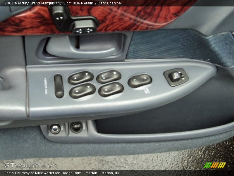 Light Blue Metallic / Dark Charcoal 2001 Mercury Grand Marquis GS