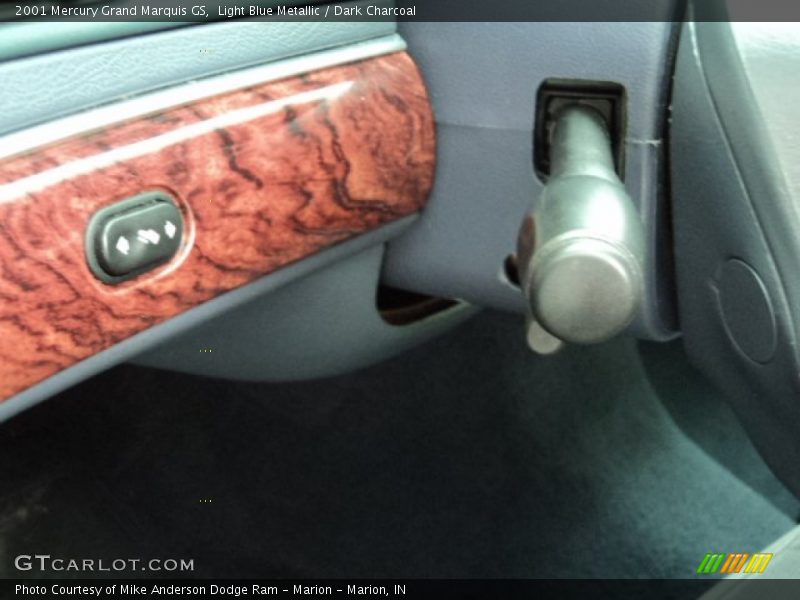Light Blue Metallic / Dark Charcoal 2001 Mercury Grand Marquis GS