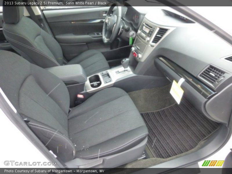 Satin White Pearl / Black 2013 Subaru Legacy 2.5i Premium