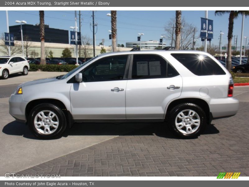 Starlight Silver Metallic / Ebony 2004 Acura MDX Touring