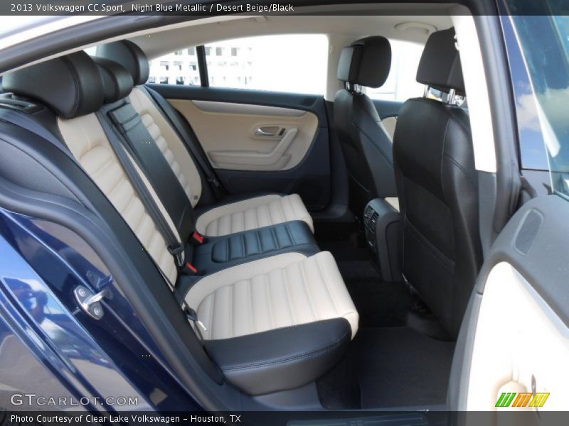 Night Blue Metallic / Desert Beige/Black 2013 Volkswagen CC Sport