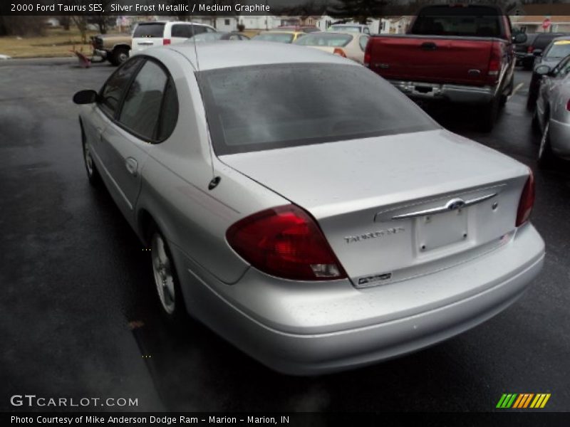 Silver Frost Metallic / Medium Graphite 2000 Ford Taurus SES