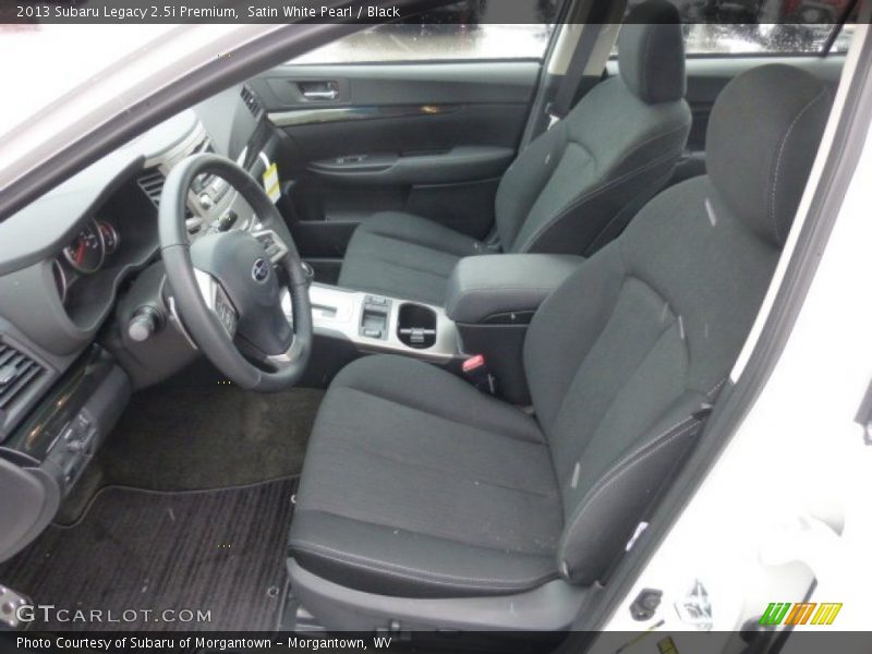 Satin White Pearl / Black 2013 Subaru Legacy 2.5i Premium