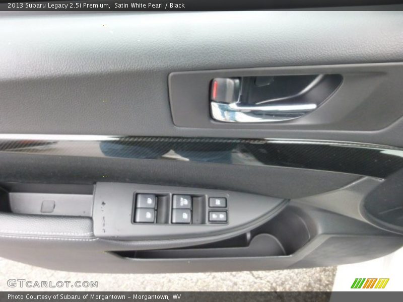 Satin White Pearl / Black 2013 Subaru Legacy 2.5i Premium
