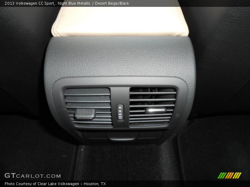 Night Blue Metallic / Desert Beige/Black 2013 Volkswagen CC Sport