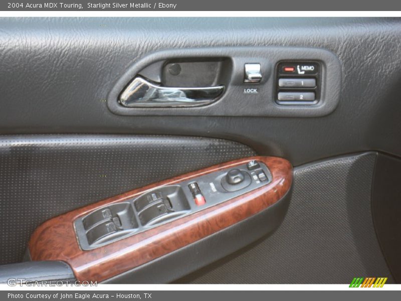 Starlight Silver Metallic / Ebony 2004 Acura MDX Touring