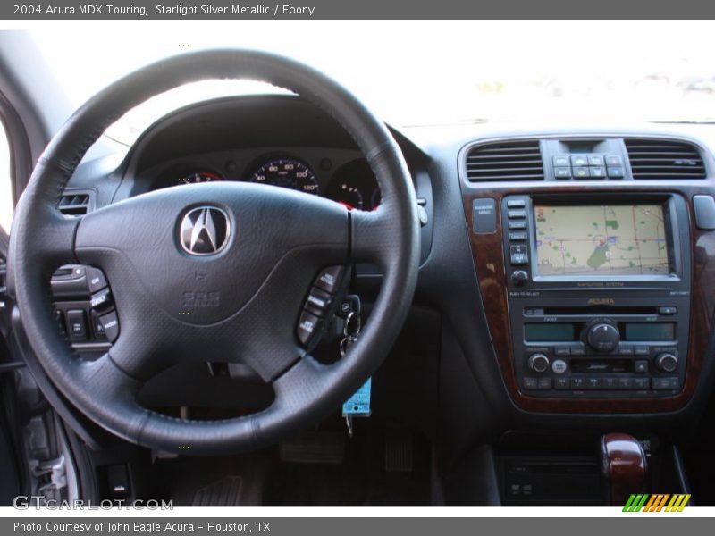 Starlight Silver Metallic / Ebony 2004 Acura MDX Touring