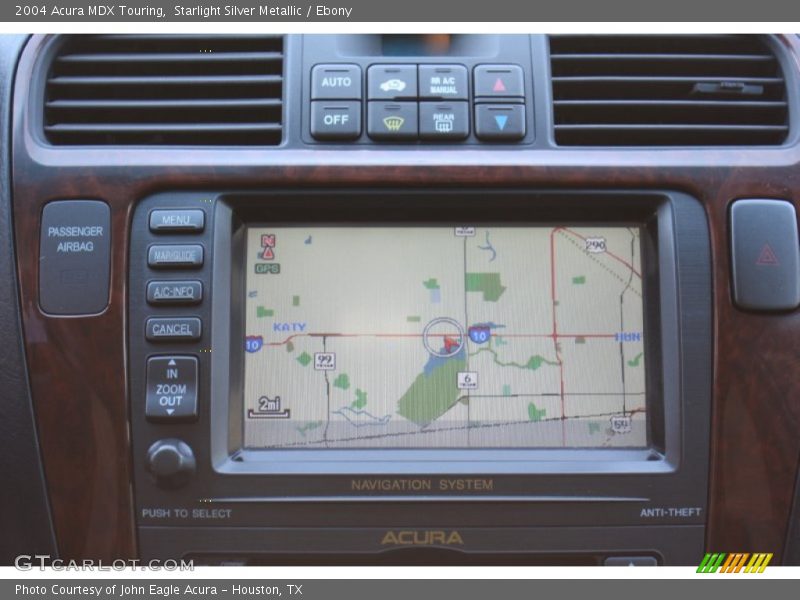 Navigation of 2004 MDX Touring