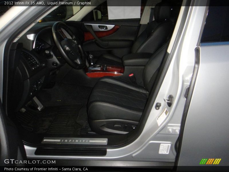 Liquid Platinum / Graphite 2012 Infiniti FX 35 AWD