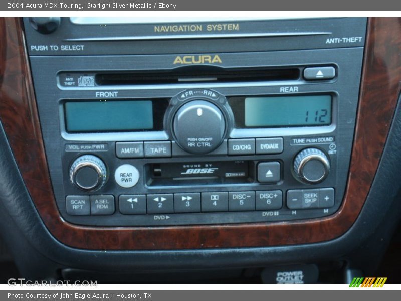 Controls of 2004 MDX Touring
