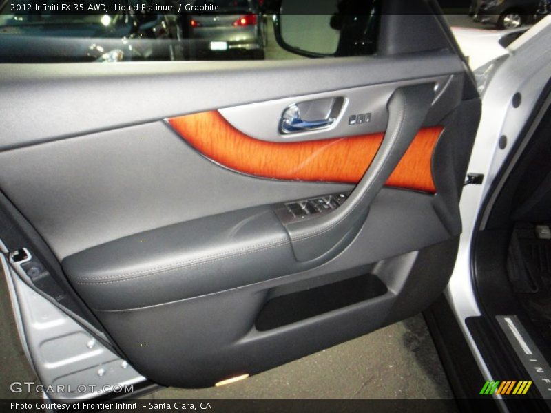 Door Panel of 2012 FX 35 AWD